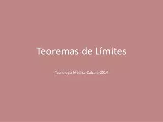 teoremas de l mites
