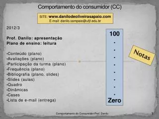 comportamento do consumidor cc