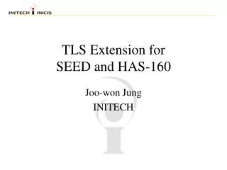 TLS Extension for SEED and HAS-160
