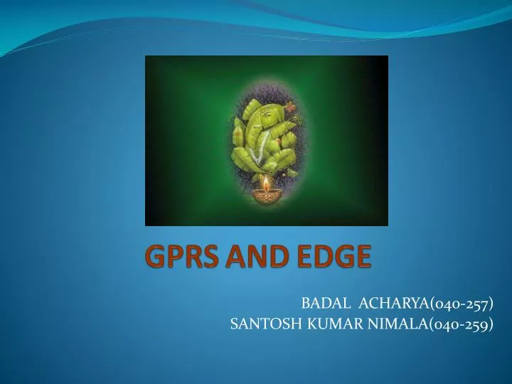 gprs and edge