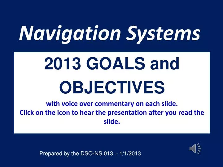 navigation systems