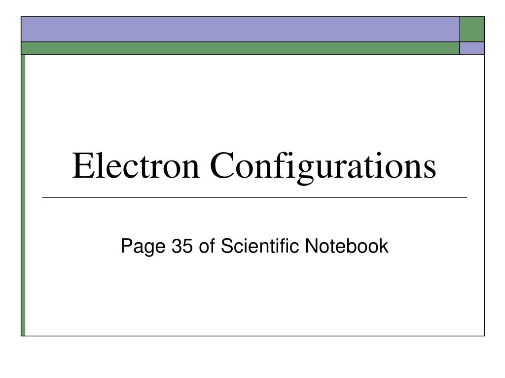 PPT - Understanding Electron Configurations: Principles and Importance ...