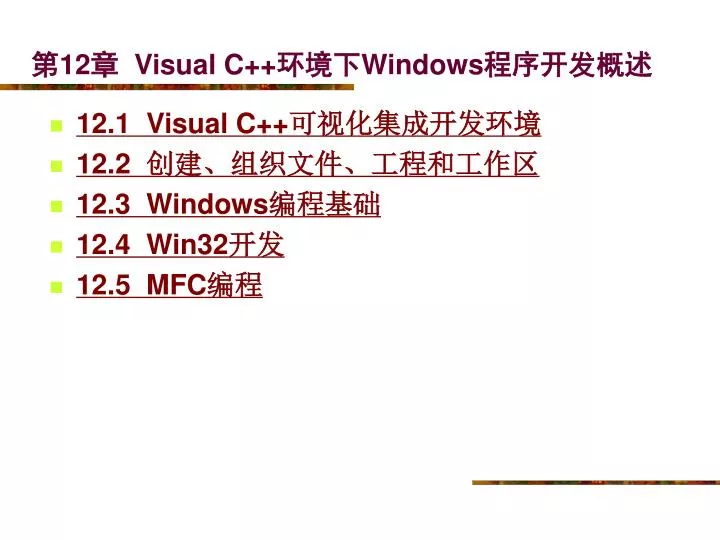 12 visual c windows