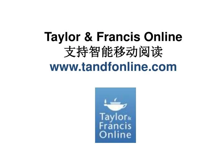 taylor francis online www tandfonline com