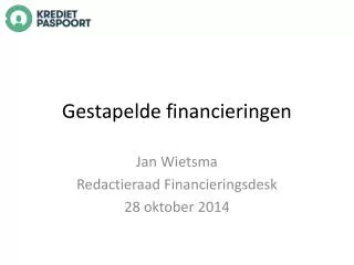 gestapelde financieringen