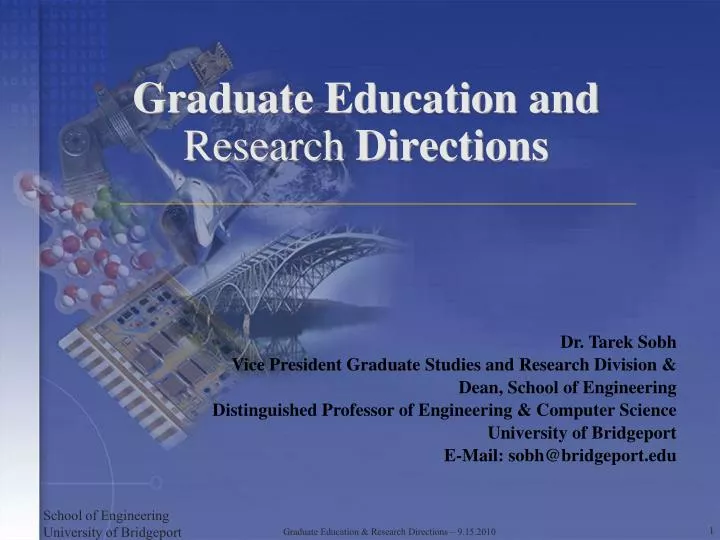 graduate education and research directions