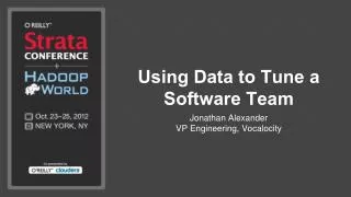 Using Data to Tune a Software Team