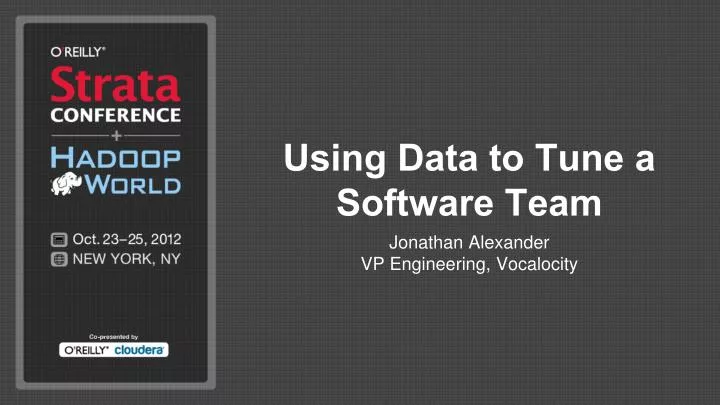 using data to tune a software team