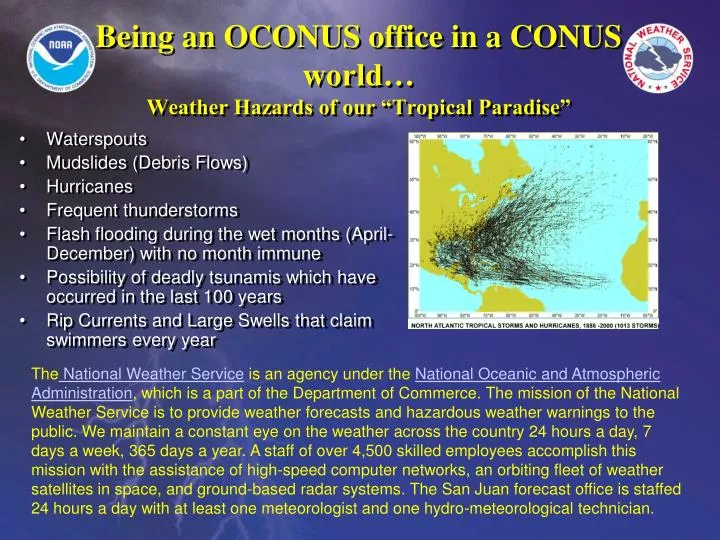 being an oconus office in a conus world weather hazards of our tropical paradise