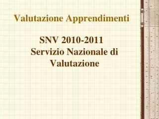 valutazione apprendimenti