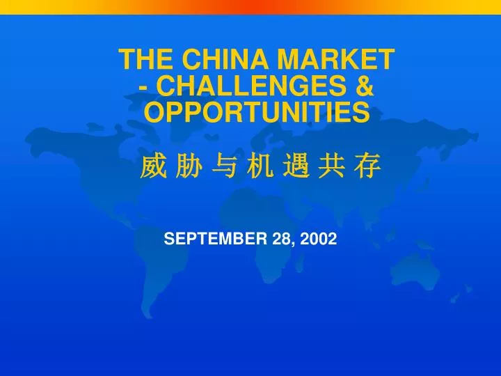 the china market challenges opportunities