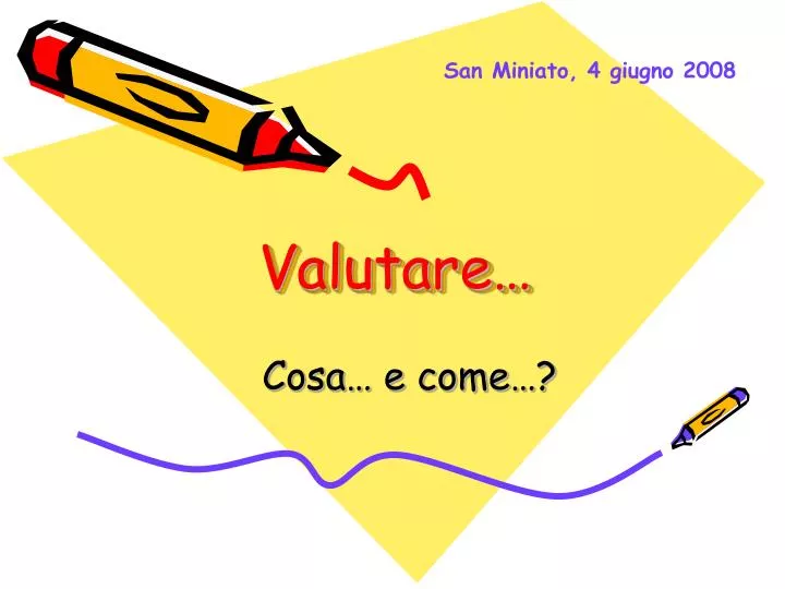 valutare