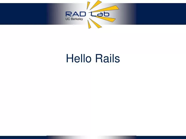 hello rails