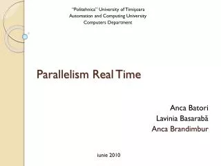 Parallelism Real Time