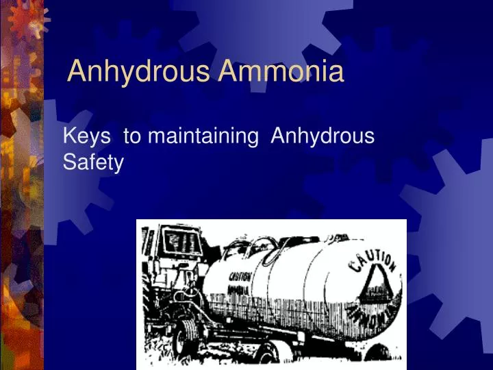 anhydrous ammonia