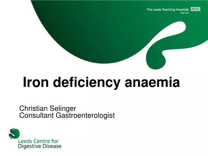 iron deficiency anaemia