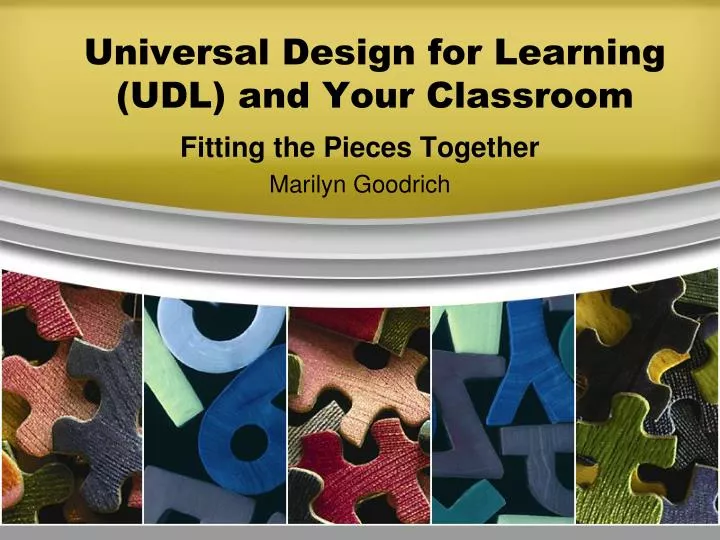universal design for learning udl and your classroom