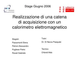 stage giugno 2006