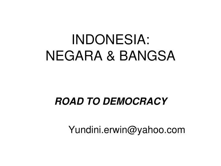 indonesia negara bangsa