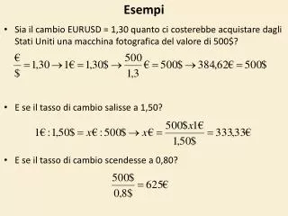 esempi