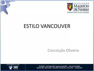 estilo vancouver