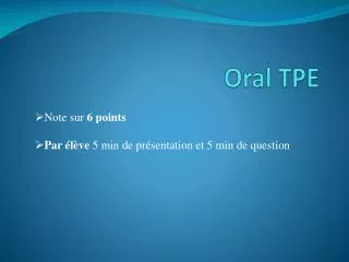 oral tpe