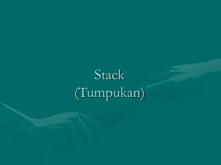 stack tumpukan