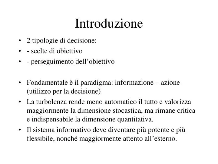 introduzione