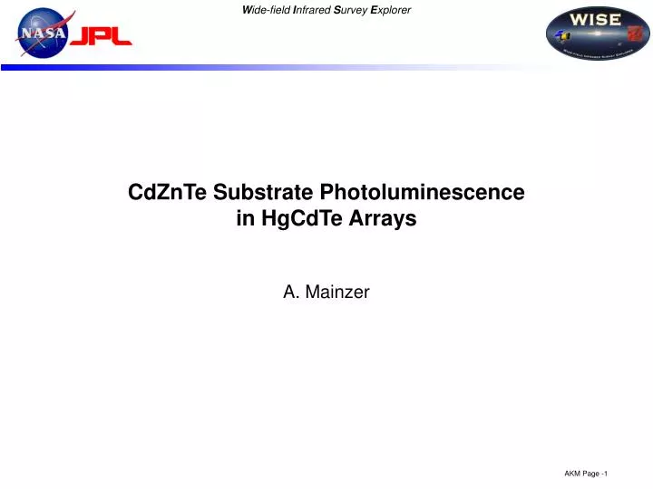 cdznte substrate photoluminescence in hgcdte arrays