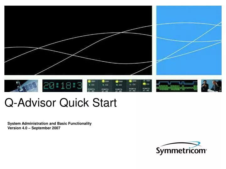 q advisor quick start