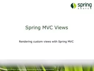 Spring MVC Views