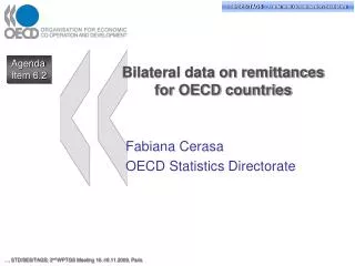 Bilateral data on remittances for OECD countries