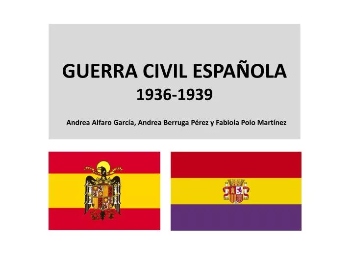 PPT - Letteratura catalana contemporanea: la guerra civile spagnola.  PowerPoint Presentation - ID:2978139