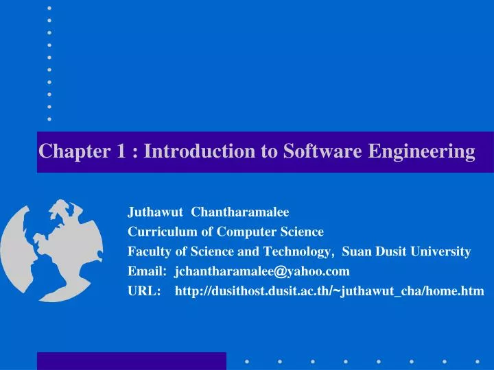 chapter 1 introduction to software engineering