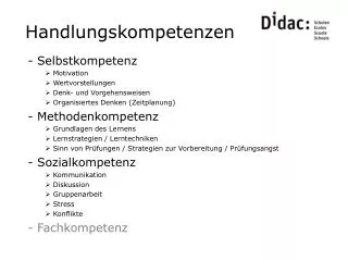 handlungskompetenzen