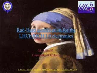Rad-Hard qualification for the LHCb RICH L0 electronics