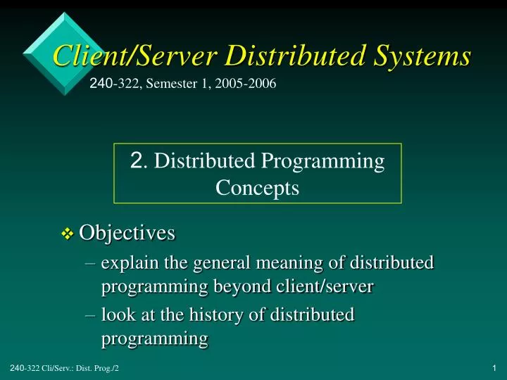 client server distributed systems