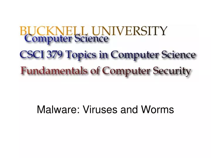 malware viruses and worms