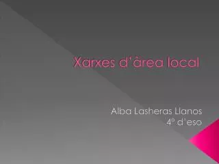 xarxes d rea local
