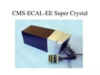 CMS-ECAL-EE Super Crystal