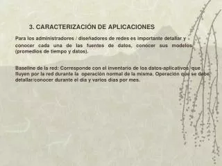 3 caracterizaci n de aplicaciones
