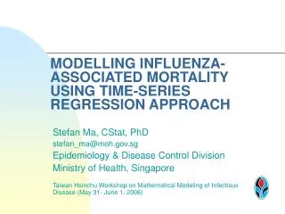 MODELLING INFLUENZA-ASSOCIATED MORTALITY USING TIME-SERIES REGRESSION APPROACH