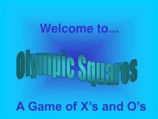 Olympic Squares