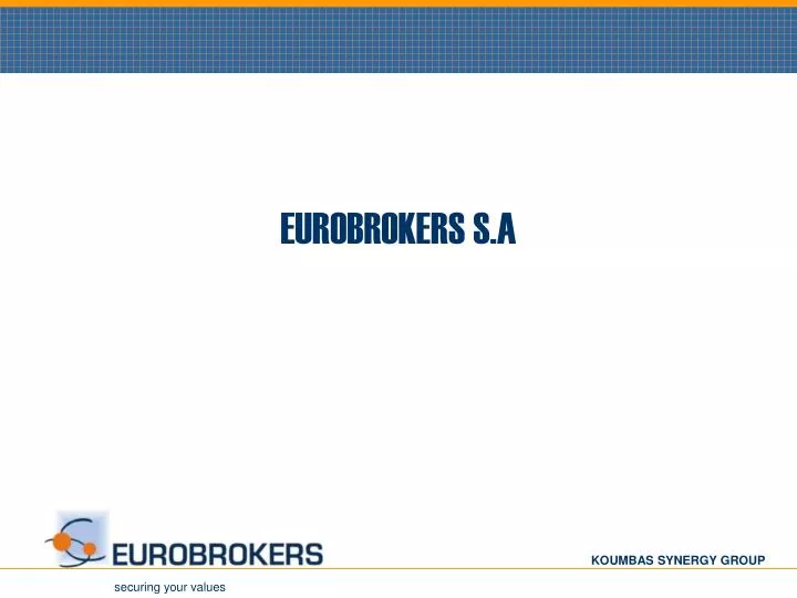 eurobrokers s a