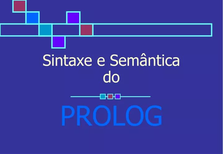 sintaxe e sem ntica do