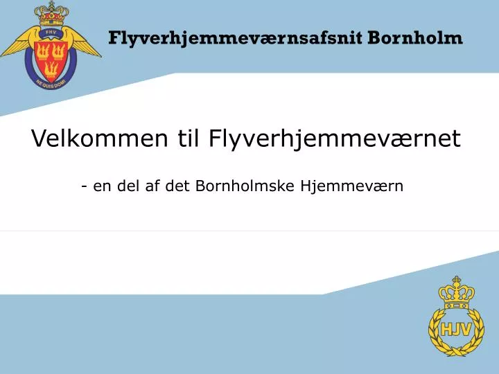 flyverhjemmev rnsafsnit bornholm