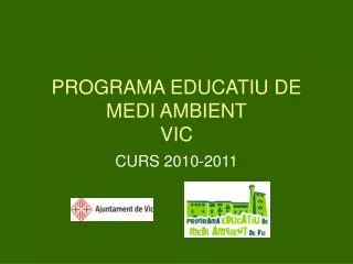 programa educatiu de medi ambient vic