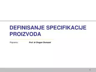 pripremio prof dr dragan domazet