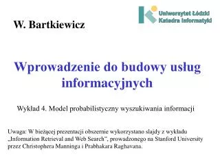 wprowadzenie do budowy us ug informacyjnych