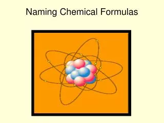 Naming Chemical Formulas